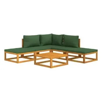 vidaxl_3155307_set_de_sofás_y_reposapiés_para_jardín_de_6_piezas_fabricado_en_madera_de_acacia_con_cojines_color_verde_vida_xl_2