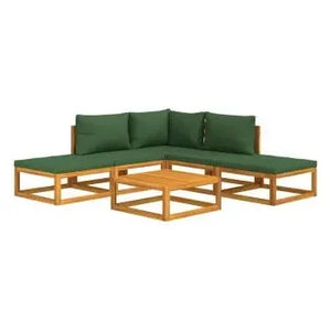 vidaxl_3155307_set_de_sofás_y_reposapiés_para_jardín_de_6_piezas_fabricado_en_madera_de_acacia_con_cojines_color_verde_vida_xl_2