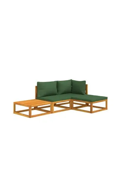 vidaxl_3155308_juego_de_muebles_de_jardín_de_4_piezas_realizadas_en_madera_maciza_de_acacia_con_cojines_verdes_0