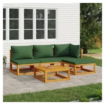 vidaxl_3155309_set_de_sofás_y_reposapiés_para_jardín_de_5_piezas_fabricado_en_madera_de_acacia_con_cojines_color_verde_vida_xl_1