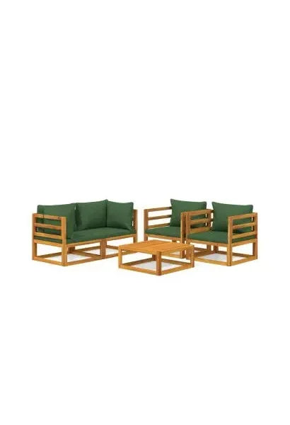 vidaxl_3155316_set_de_sofás_y_silla_de_jardín_de_5_piezas_fabricado_en_madera_de_acacia_con_cojines_verdes_vida_xl_0