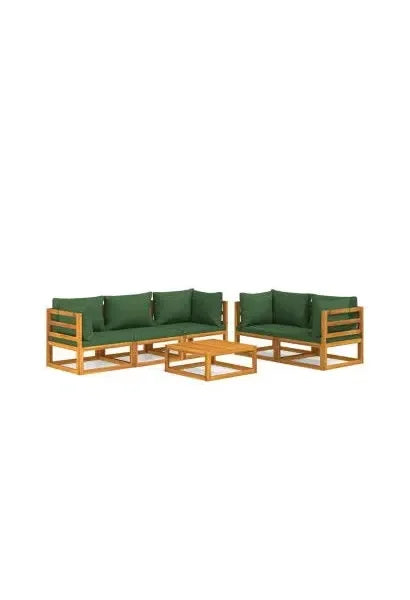 vidaxl_3155317_set_de_sofás_con_mesa_para_jardín_de_6_piezas_fabricado_en_madera_de_acacia_con_cojines_color_verde_vida_xl_0