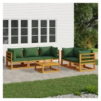 vidaxl_3155317_set_de_sofás_con_mesa_para_jardín_de_6_piezas_fabricado_en_madera_de_acacia_con_cojines_color_verde_vida_xl_1