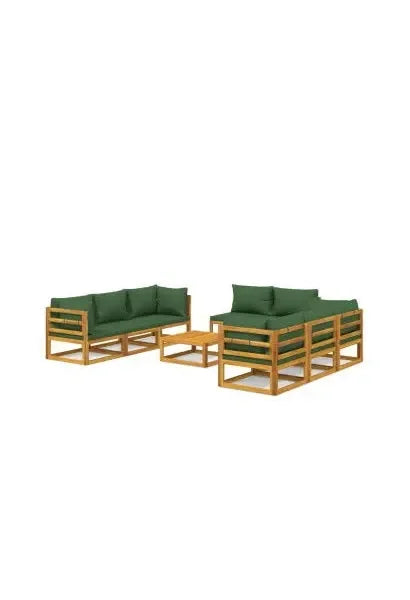 vidaxl_3155318_set_de_sofás_con_mesa_para_jardín_de_9_piezas_fabricado_en_madera_de_acacia_con_cojines_color_verde_vida_xl_0
