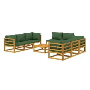vidaxl_3155318_set_de_sofás_con_mesa_para_jardín_de_9_piezas_fabricado_en_madera_de_acacia_con_cojines_color_verde_vida_xl_2