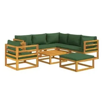 vidaxl_3155321_set_de_sofás_y_silla_con_reposapiés_de_jardín_de_8_piezas_fabricado_en_madera_de_acacia_con_cojines_verdes_vida_xl_2