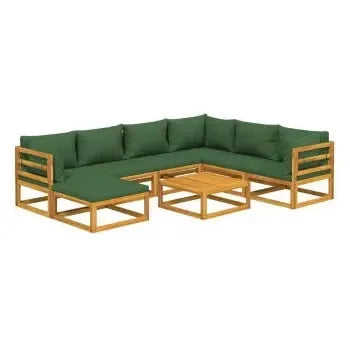 vidaxl_3155322_set_de_sofás_con_reposapiés_para_jardín_de_8_piezas_fabricado_en_madera_de_acacia_con_cojines_verdes_vida_xl_2