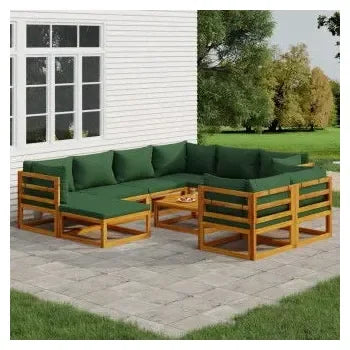vidaxl_3155323_set_de_sofás_con_reposapiés_para_jardín_de_10_piezas_fabricado_en_madera_de_acacia_con_cojines_verdes_vida_xl_1