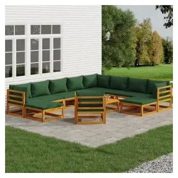 vidaxl_3155325_set_de_sofás_y_silla_con_reposapiés_de_jardín_de_12_piezas_fabricado_en_madera_de_acacia_con_cojines_verdes_vida_xl_1