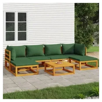 vidaxl_3155328_set_de_sofás_con_reposapiés_para_jardín_de_7_piezas_fabricado_en_madera_de_acacia_con_cojines_verdes_vida_xl_1