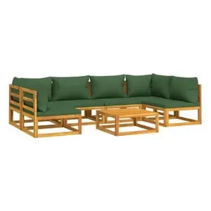 vidaxl_3155329_set_de_sofás_y_mesa_para_jardín_de_7_piezas_fabricado_en_madera_de_acacia_con_cojines_color_verde_vida_xl_2