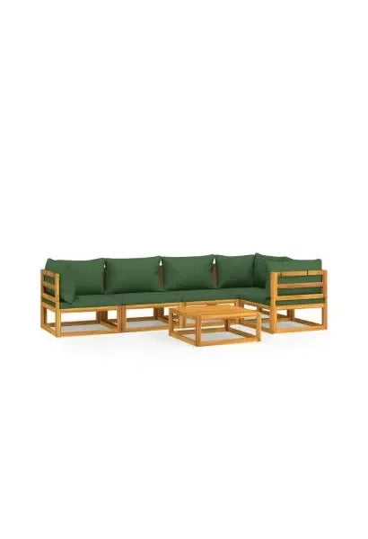 vidaxl_3155332_set_de_sofás_y_mesa_para_jardín_de_6_piezas_fabricado_en_madera_de_acacia_con_cojines_verdes_vida_xl_0