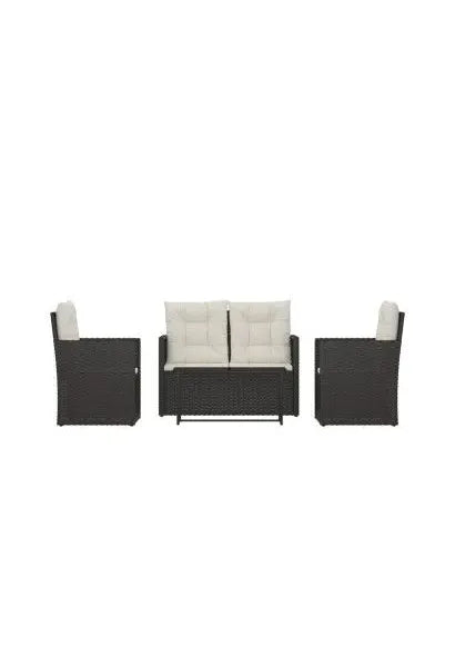 vidaxl_319196_muebles_de_jardín_con_cojines_4_piezas_fabricados_de_ratan_sintético_y_acero_en_color_negro_y_blanco_crema_0